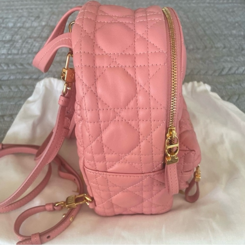 Christian Dior Dioramour Cannage Quilt Lambskin Mini Backpack - Picture 4 of 16